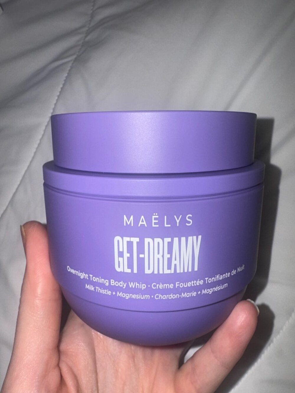 NIB MAELYS Get-Dreamy overnight toning body whip 6.8 oz MSRP $54.00